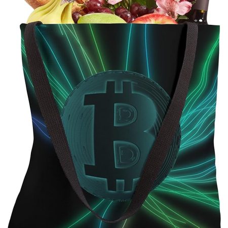 Aqua Bitzsphere Tote Bag