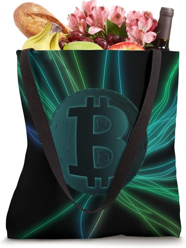 Aqua Bitzsphere Tote Bag